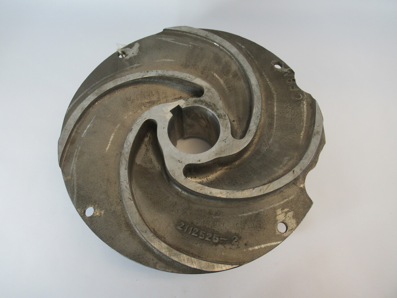 Worthington 2114551-001 4-Vane Impeller 13.88" OD 4.125" LTB GROUND DOWN USED