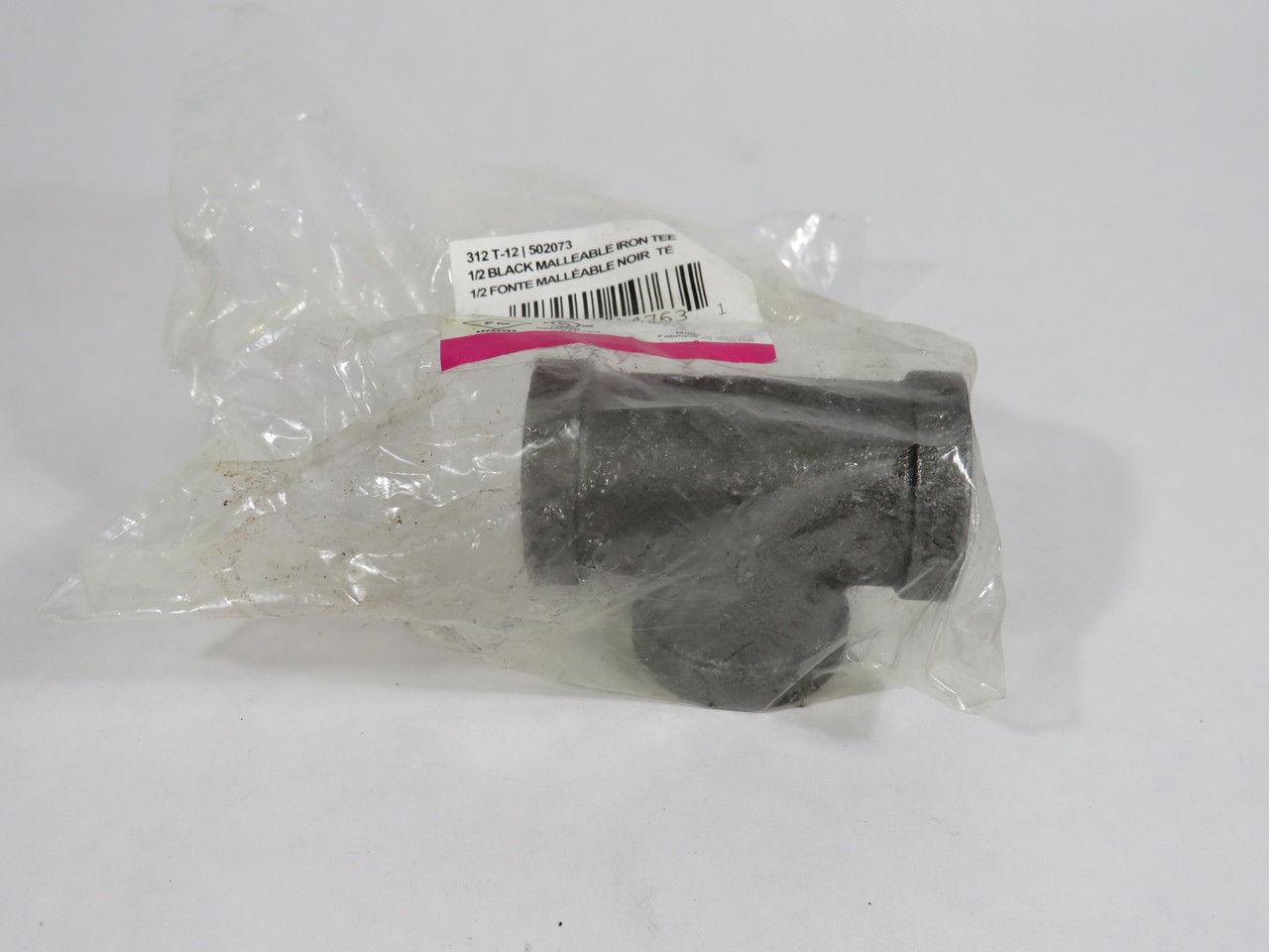 Stz Industries 312-T-12 Threaded Tee 1/2" Iron Black Malleable NWB