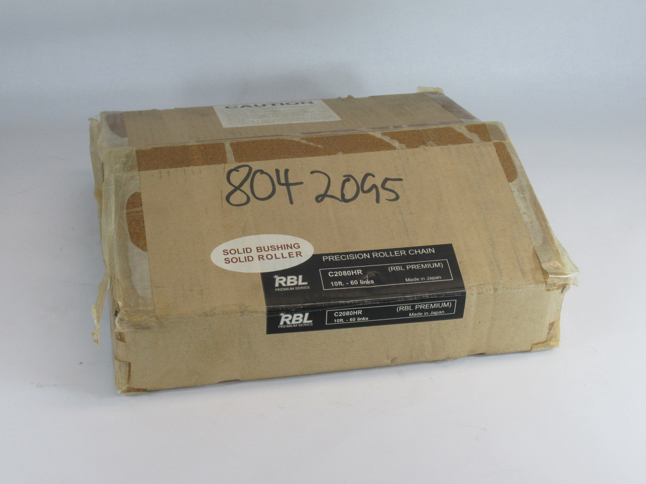 RBL C2080HR Riveted Roller Chain 2" Pitch 10' Length 60 Links NEW