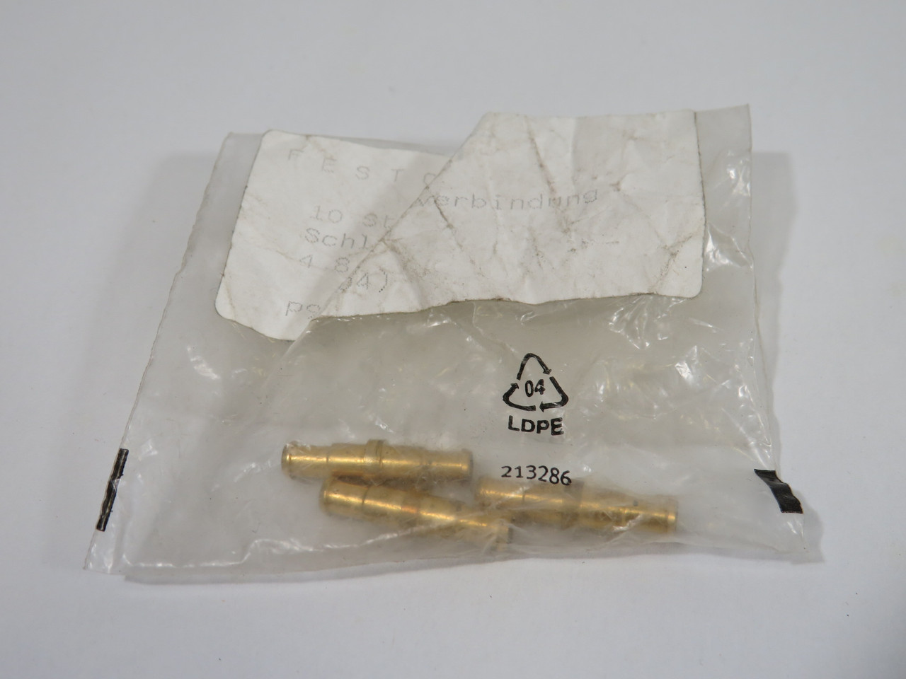 Festo 4806 RTU-PK-4/4 Barbed Tubing Connector 6mm Tube OD 3-Pack ! NWB !