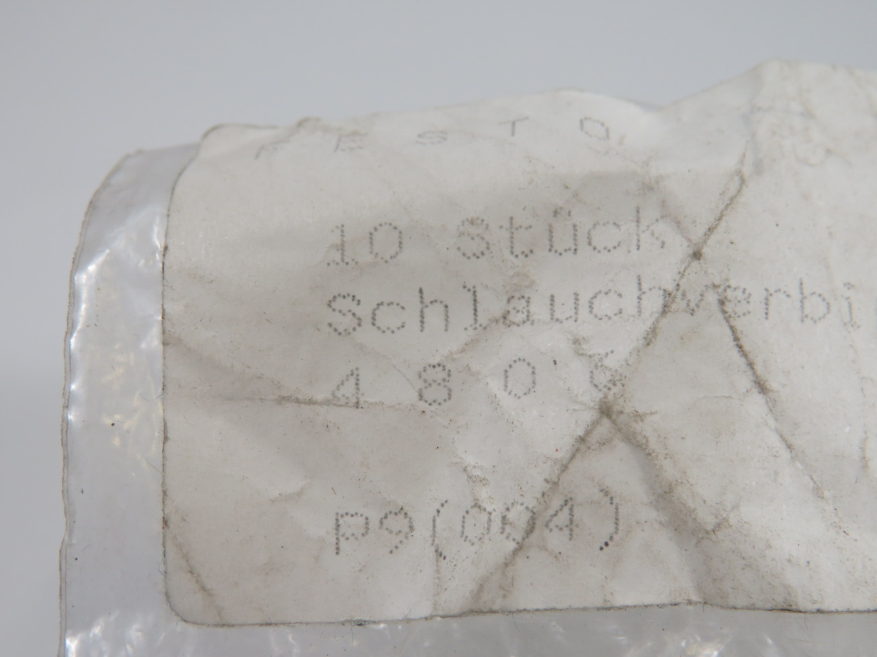 Festo 4806 RTU-PK-4/4 Barbed Tubing Connector 6mm Tube OD 3-Pack ! NWB !