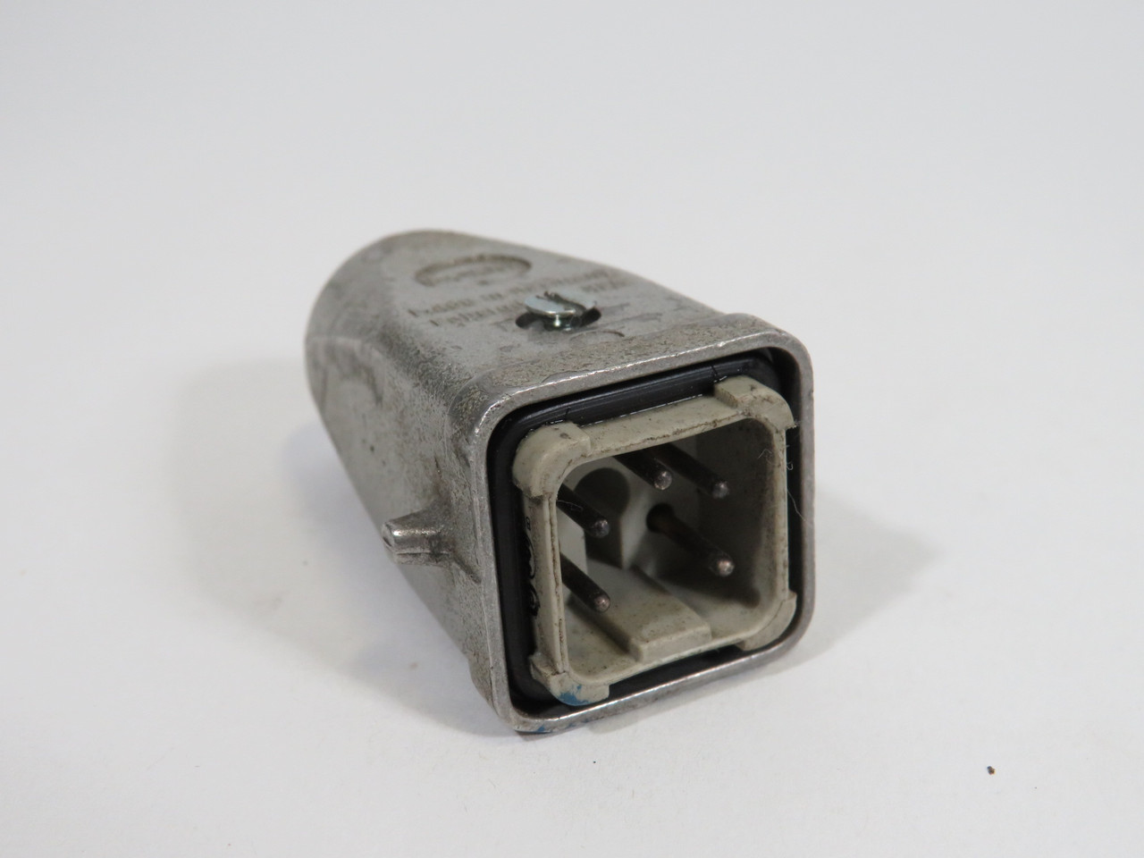 Contact H-A 10.4310 Connector Plug 600V w/ H-A 3MTGV Enclosure USED