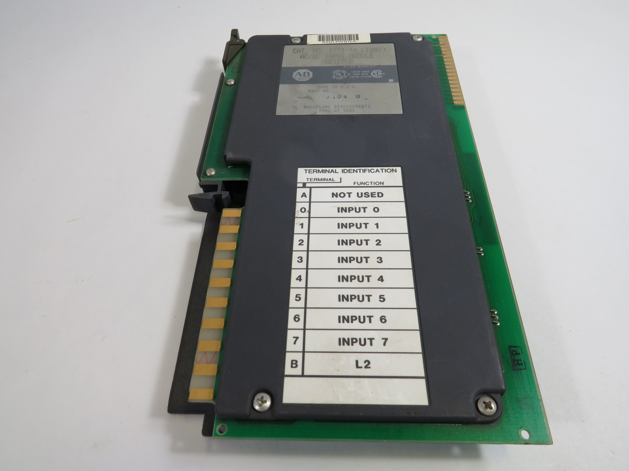Allen-Bradley 1771-IA AC/DC Input Module Series B 120V USED