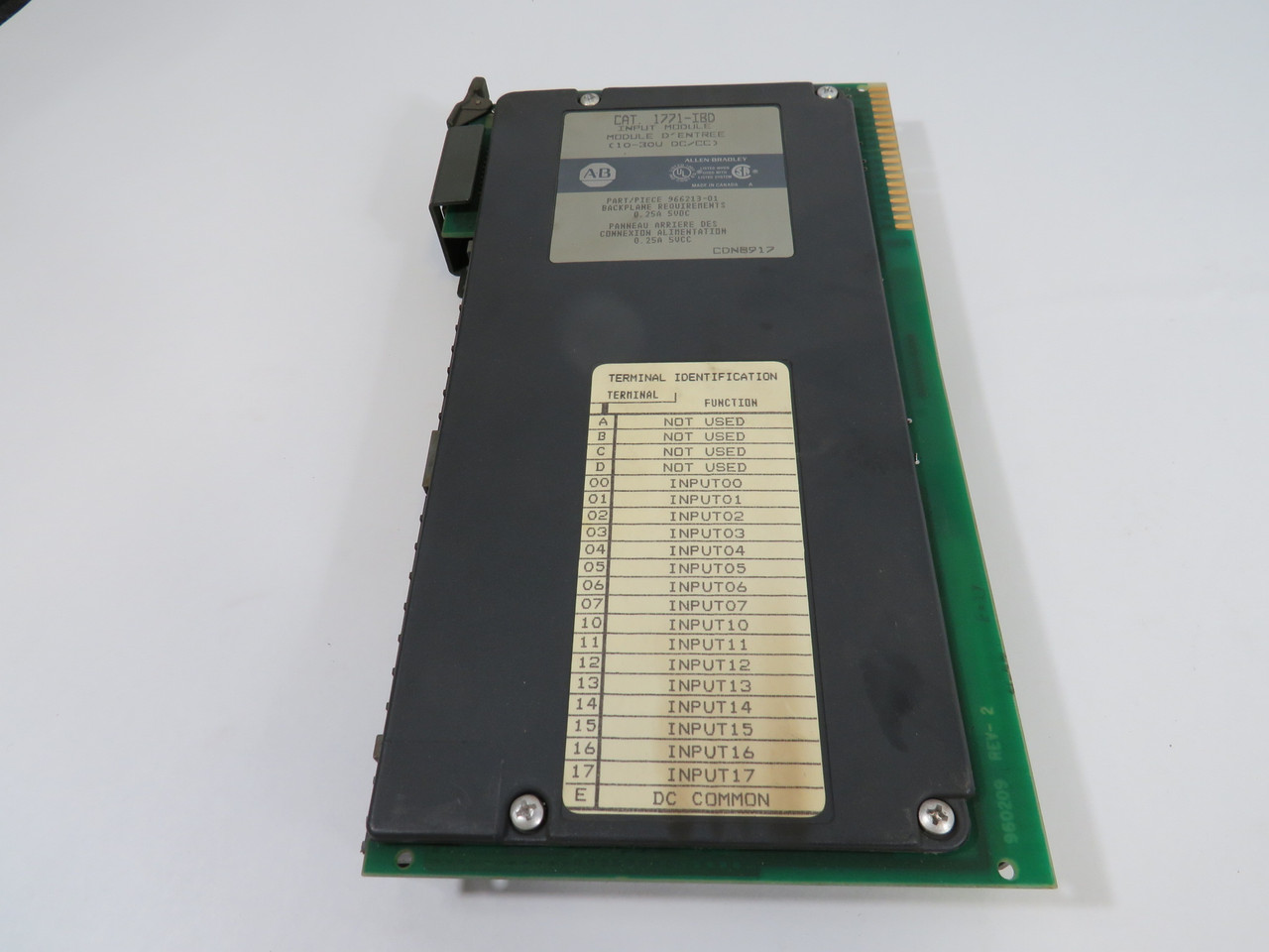 Allen-Bradley 1771-IBD DC Input Module 10-30VDC USED