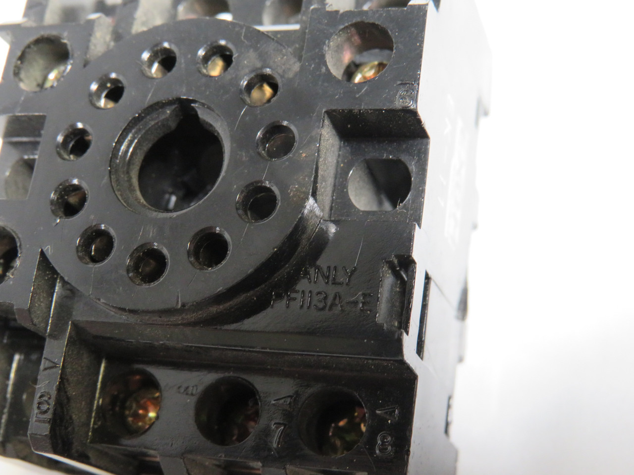 Anly Electronics PF113A-E Relay Socket 11-Pin USED