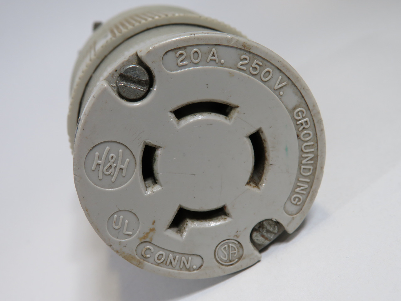 Arrow Hart 6424 Locking Connector 20A 250V 4W 3P USED