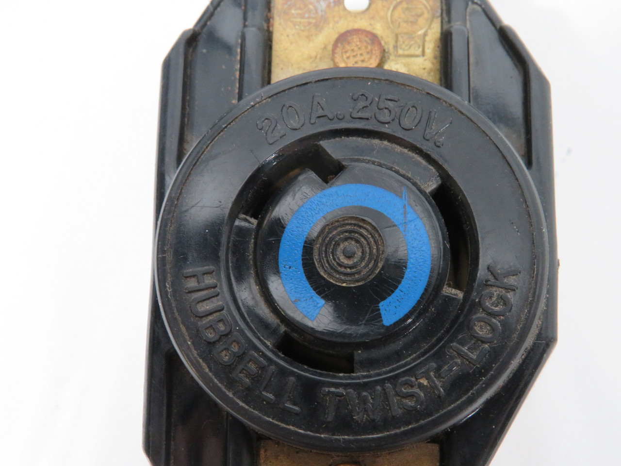 Hubbell HBL2320 Twist-Lock Receptacle 20A 250V 3W 2P SHELF WEAR USED