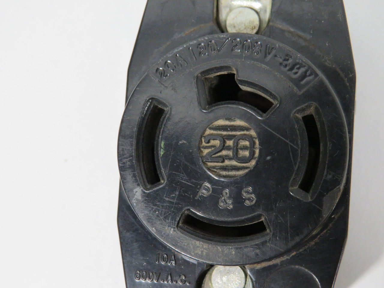 Pass & Seymour L1820R Twist-Lock Receptacle 20A 120/208V 4W 3P USED