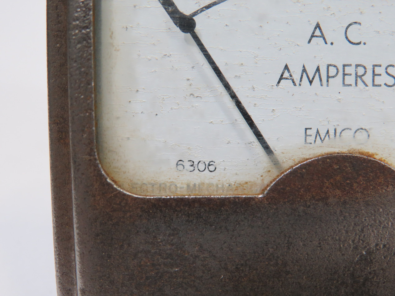 Emico 6306 AC Ammeter 0-50A *Rust* USED