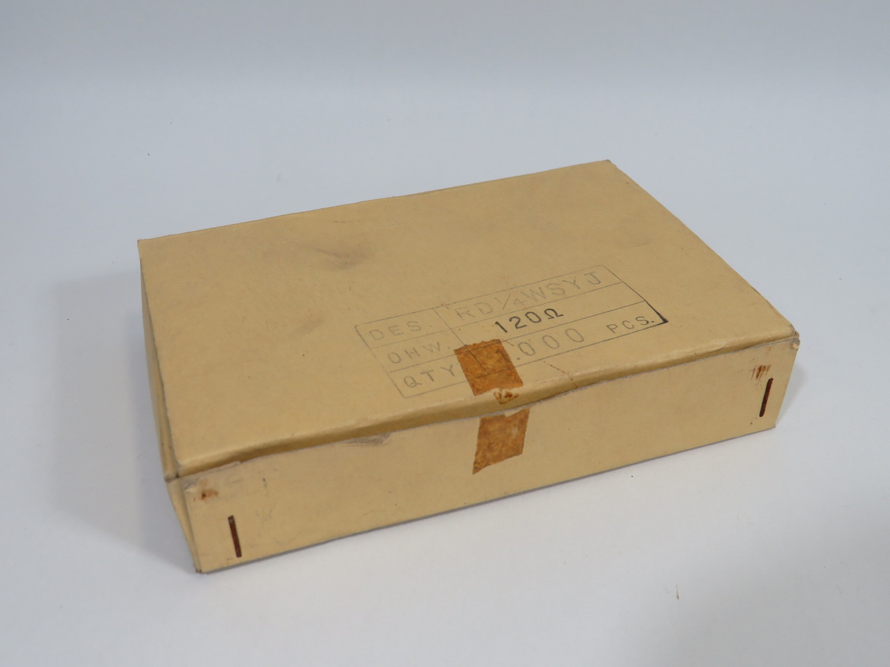 Generic RD1/4WSYJ-120 Carbon Film Resistor 120 Ohms +/- 5% 900-Pack NEW