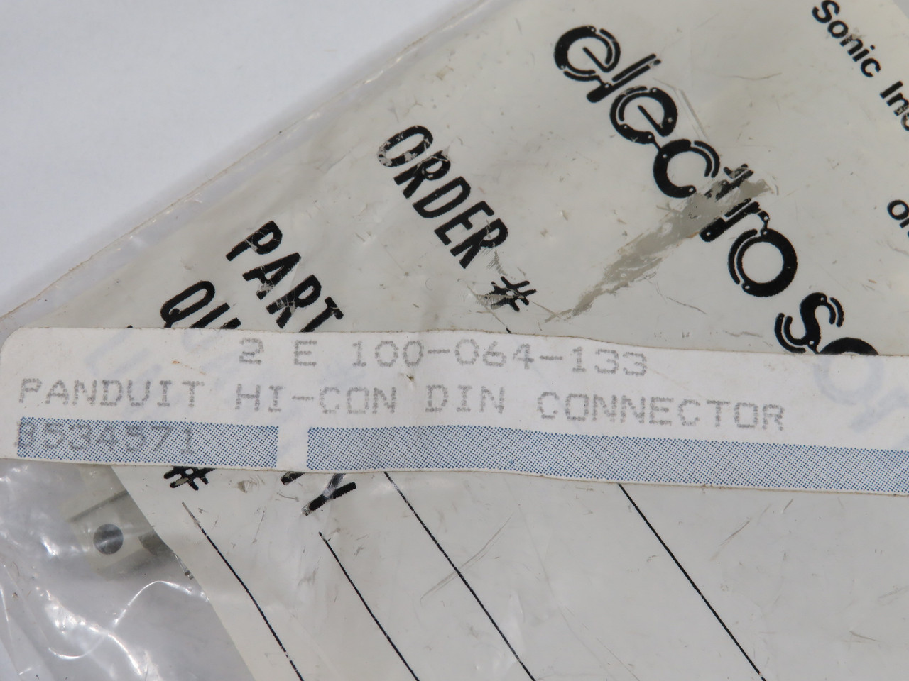 Panduit 100-064-133 DIN Connector Plug 64 Contacts 2-Pack ! NWB !