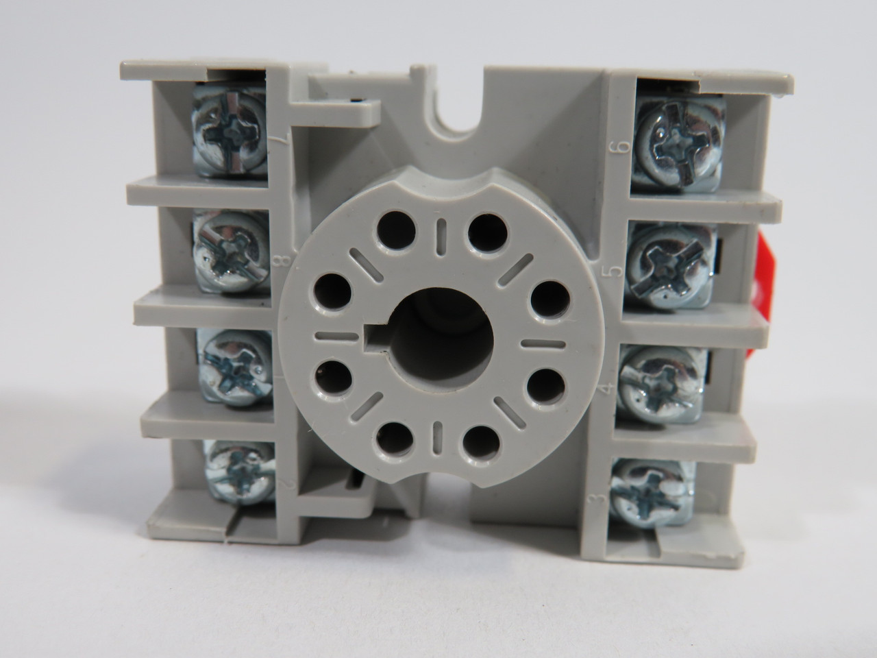 Square D 8501NR51 Series B Relay Socket 10A@600V 15A@300V 8-Pin USED