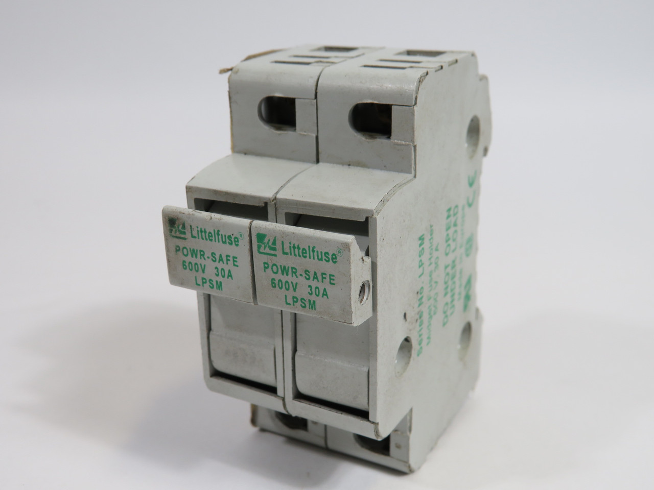 Littelfuse LPSM002 Fuse Holder 600V 30A 2-Pole SHELF WEAR USED