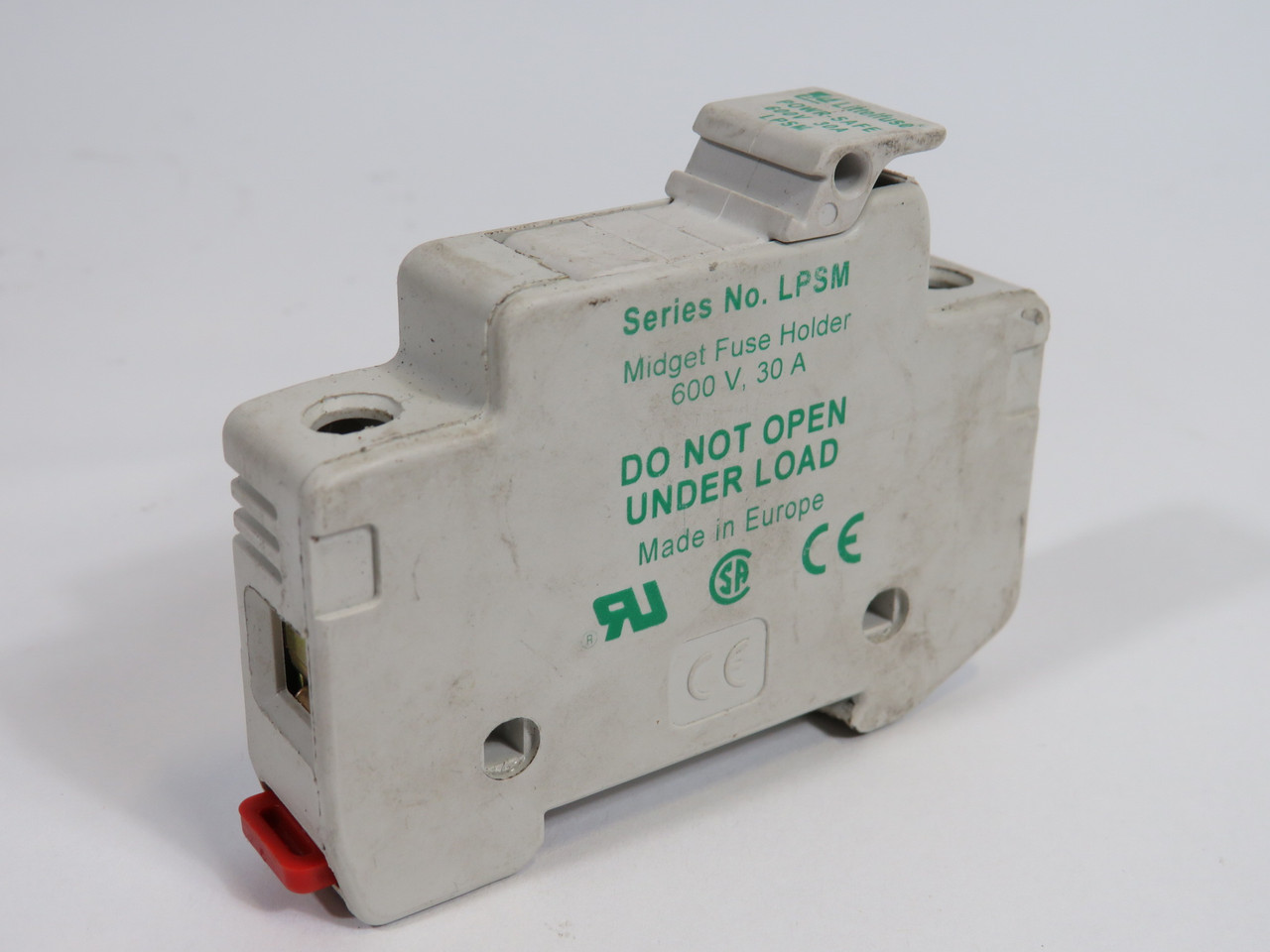 Littelfuse LPSM001 Fuse Holder 600V 30A 1-Pole SHELF WEAR USED