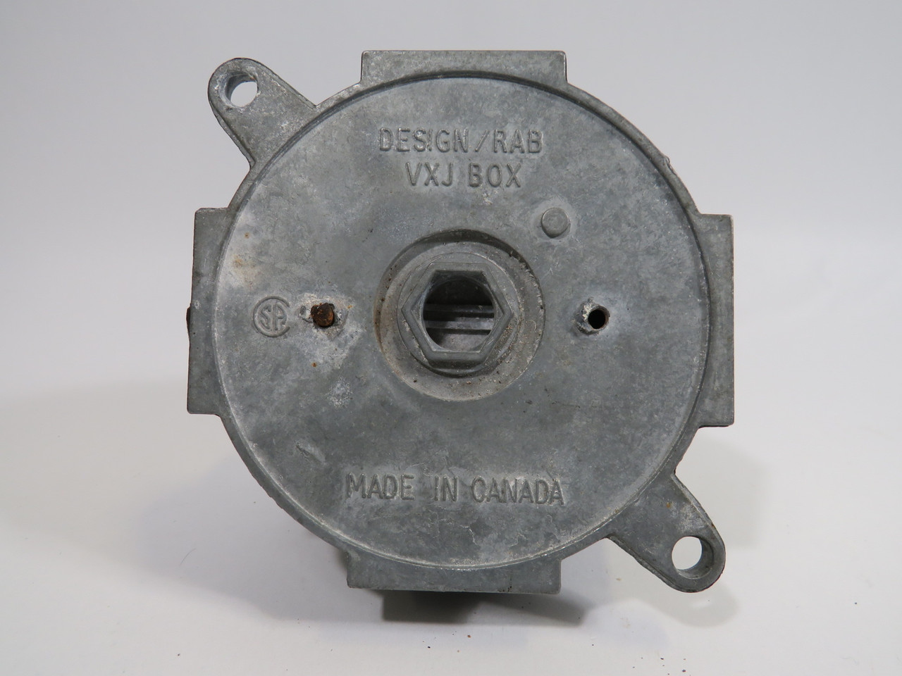 Rab Design 1/2VXJ 094437 Zinc Junction Box 1/2"NPT w/Ring *Dmg'd Gasket* USED