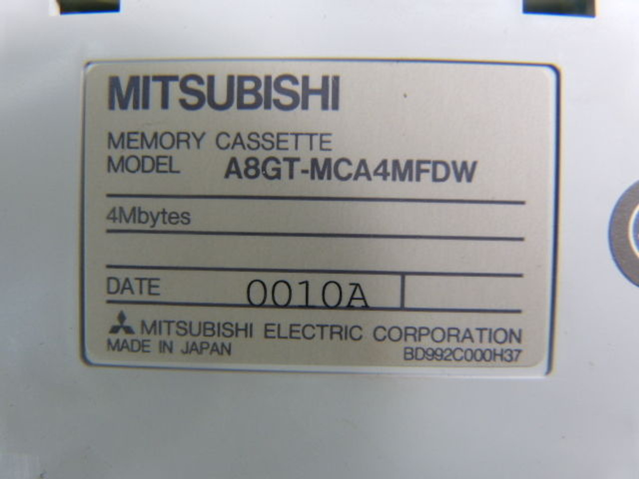 Mitsubishi A8GT-MCA4MFDW Memory Cassette 4MB USED