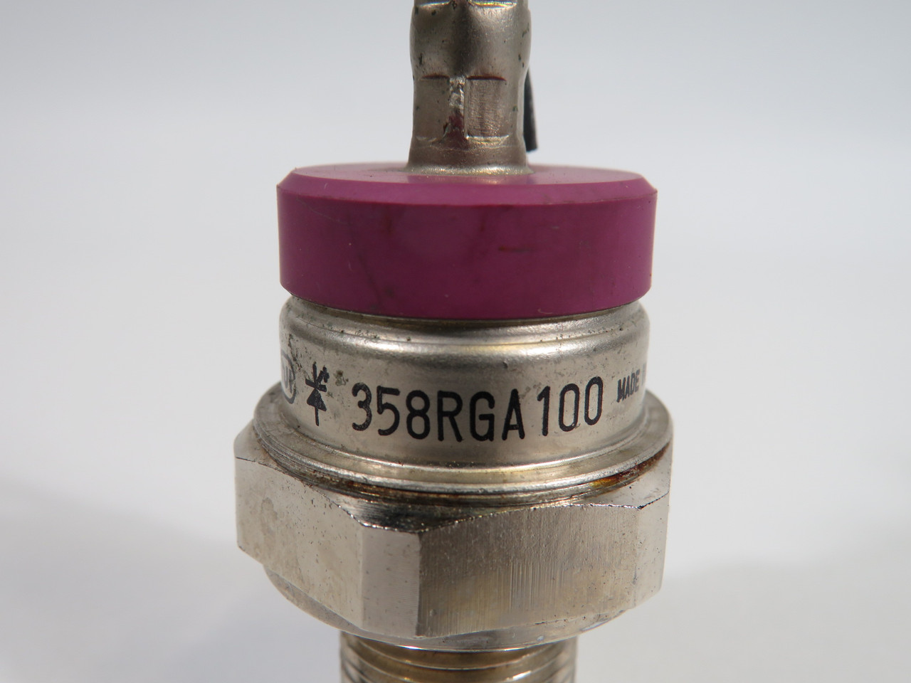 Nihon 358RGA100 Gate Turn-Off Thyristor 5"/7" Wires *Some Rust* USED