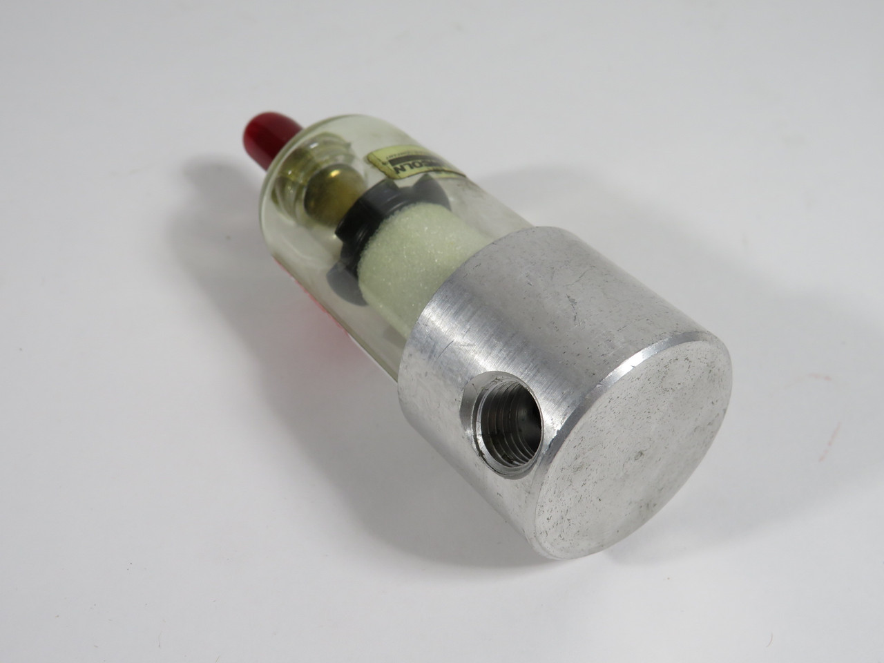 Lincoln 600103 Mini Filter 200psi 1/4" Pipe 20um *No Part Number on Item* USED