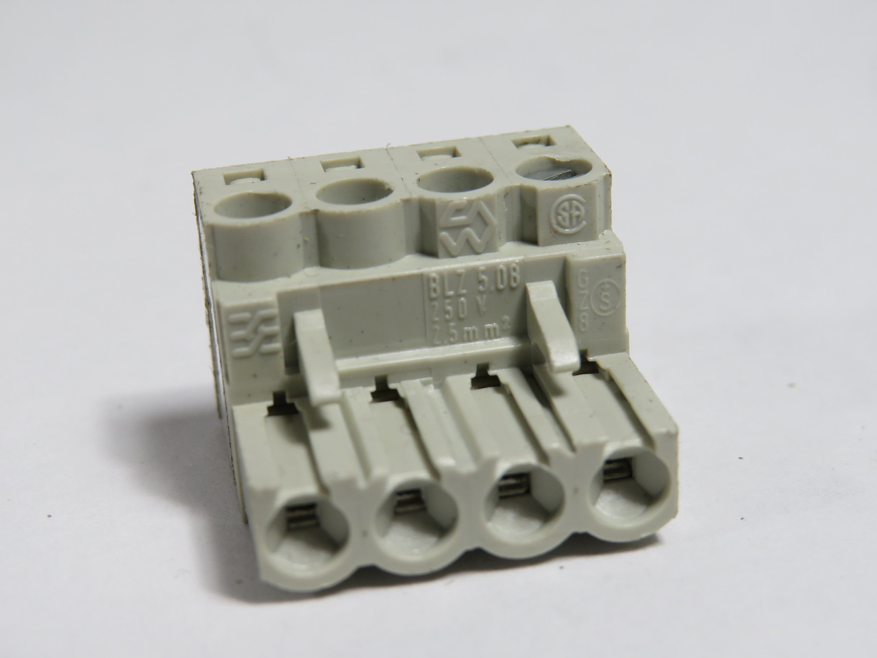 Weidmuller BLZ5.08/4 PCB Connector 2.5mm 4-Pole 250V Lot of 5 USED