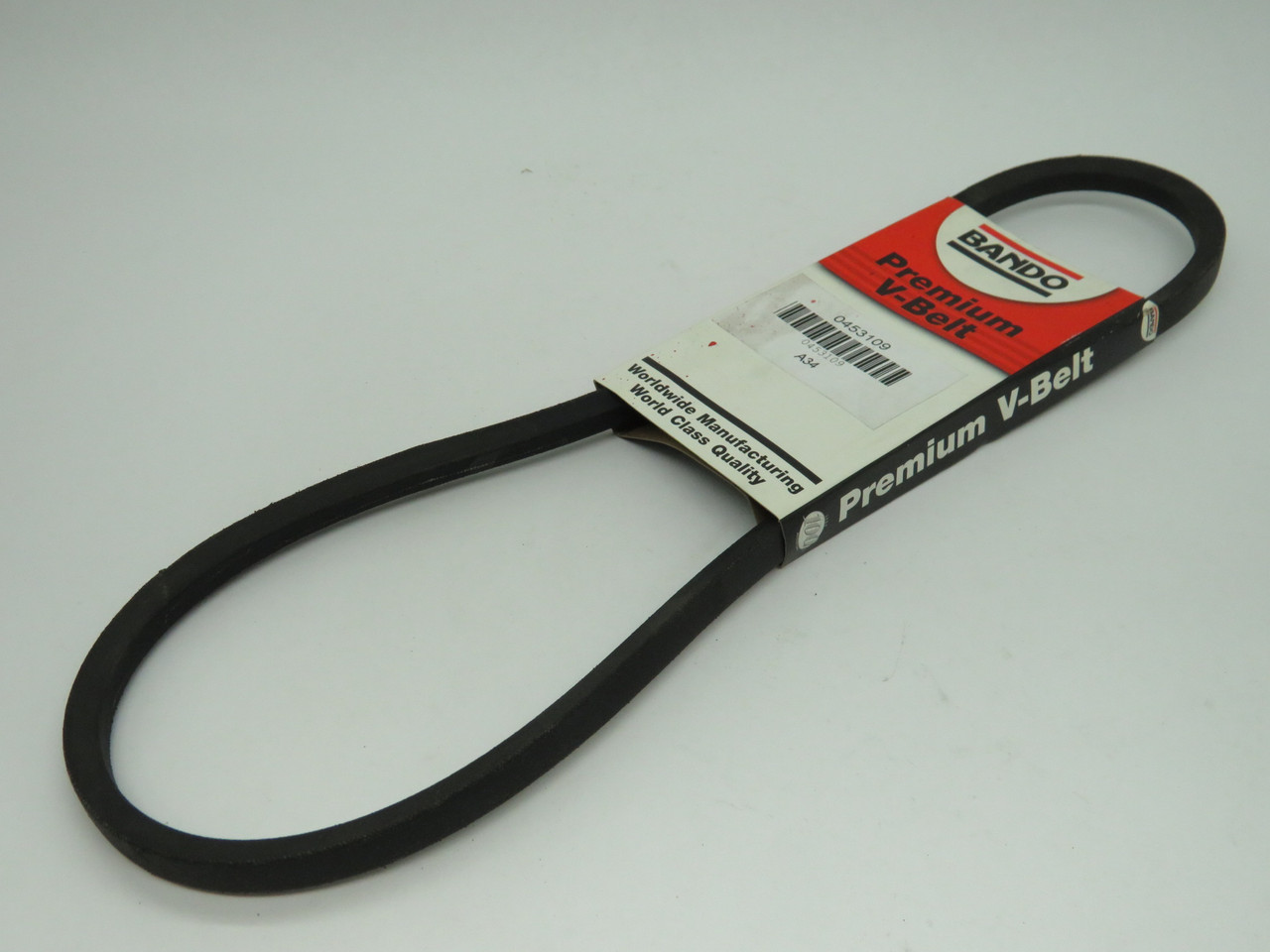 Bando A34 Wrapped V-Belt 36" L 35.3" Datum Length 1/2" Width 0453109 NEW