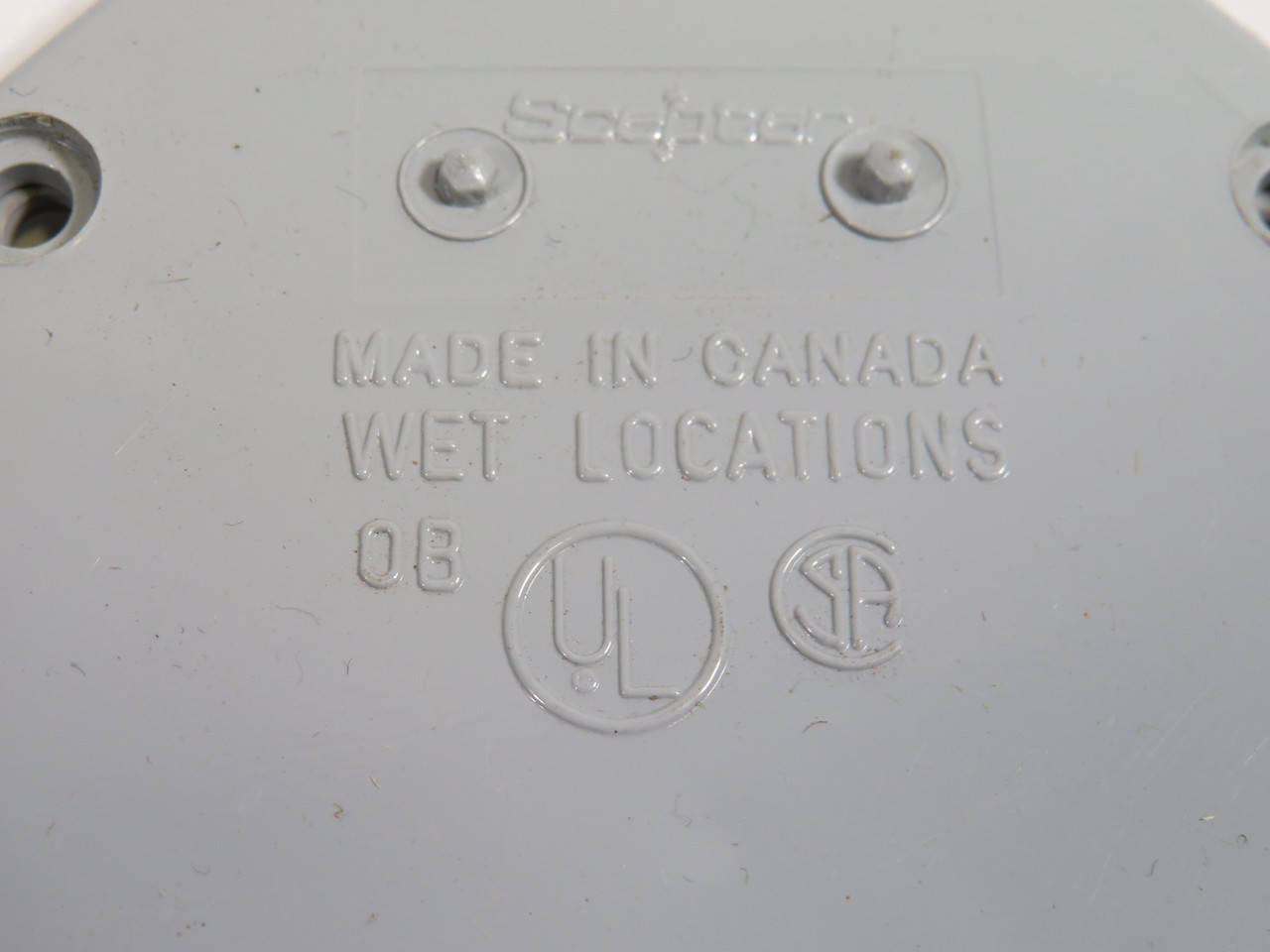 Scepter SCEOB15/10 COVER ONLY for Octagonal PVC Slab Box 077983 Lot of 2 USED