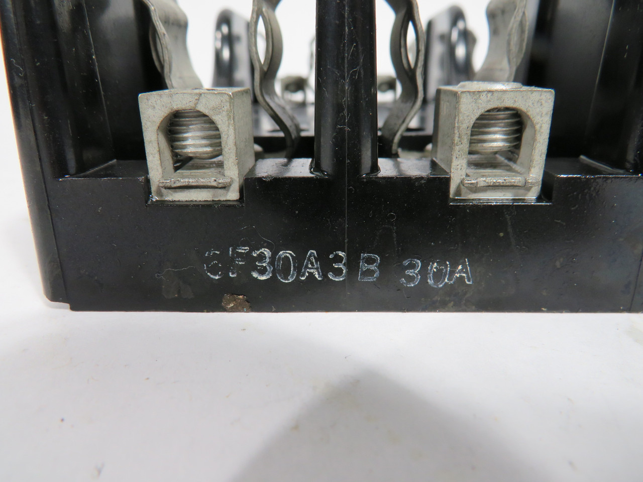 Marathon 6F30A3B Fuse Block 30A 600V 3-Pole USED