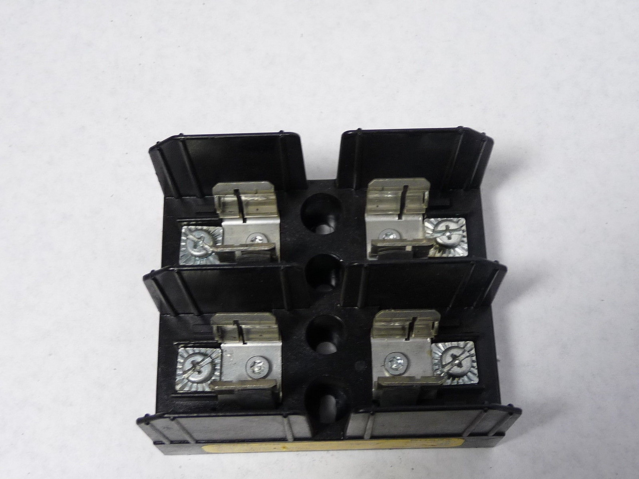 Bussmann J60030-2PR Class J Fuse Block 30A 600V 2P USED