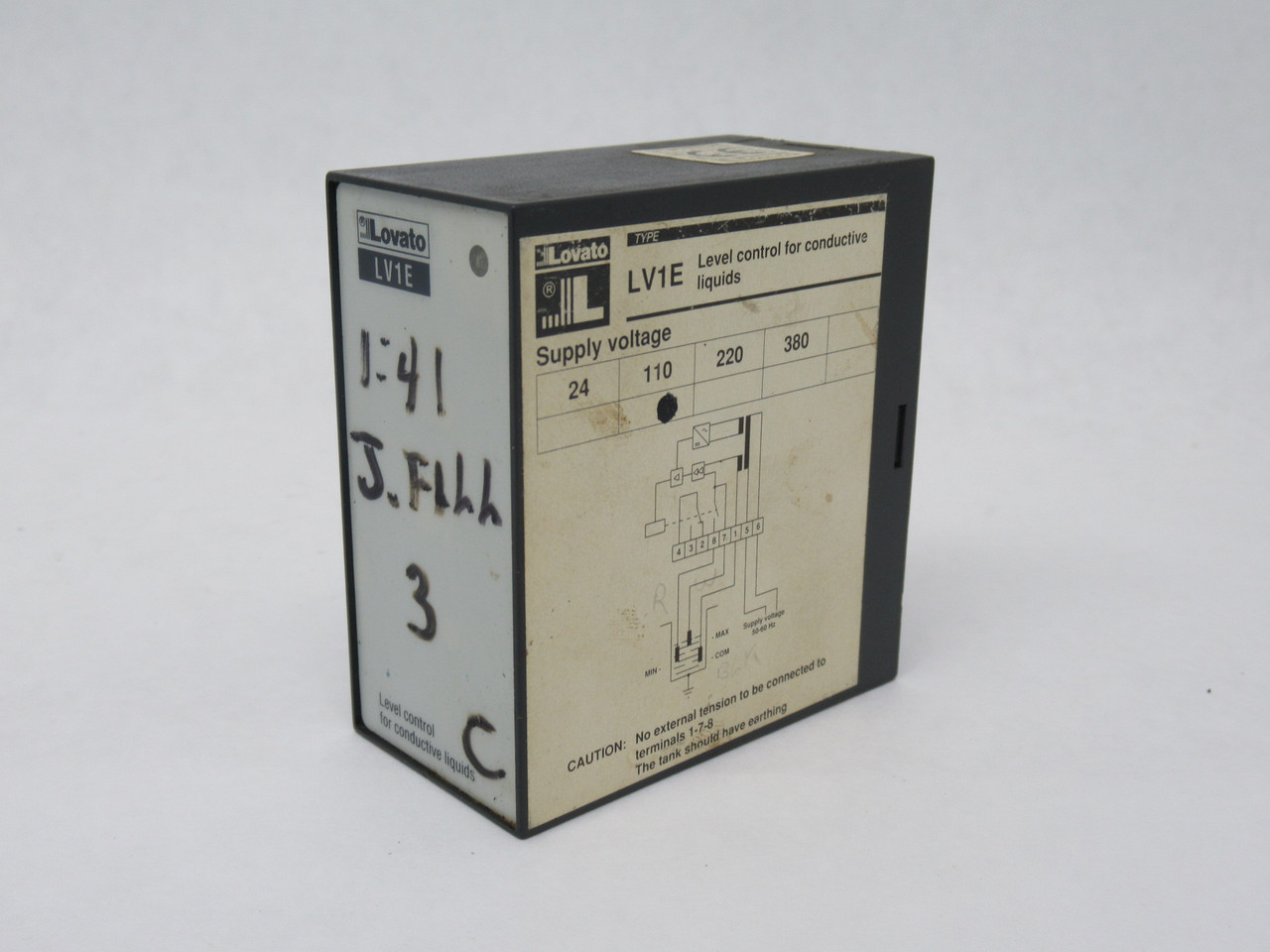 Lovato 31LV1E110 Level Control Relay 110V 8-Pin USED
