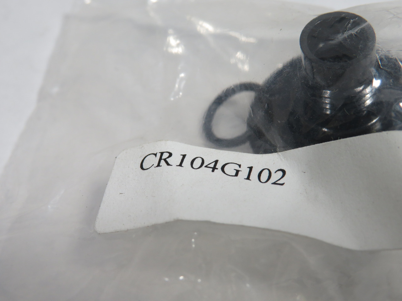 General Electric CR104G102 Mini Push Button Black Mushroom Head USED