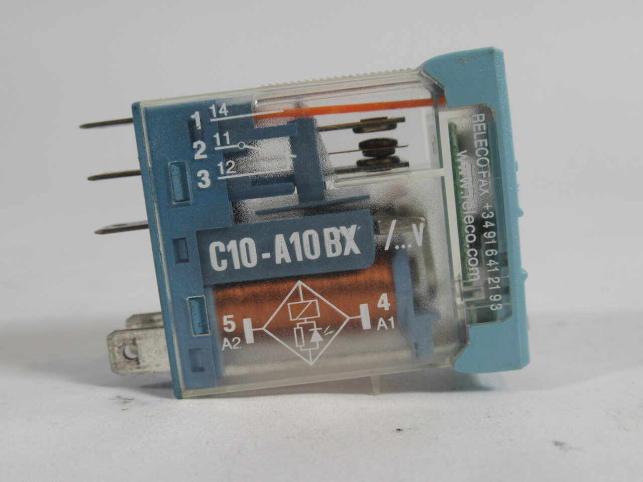 Releco C10-A10BX/ADC24V Relay 24VAC 10/6A 250V, 13A 30VDC/250VAC USED