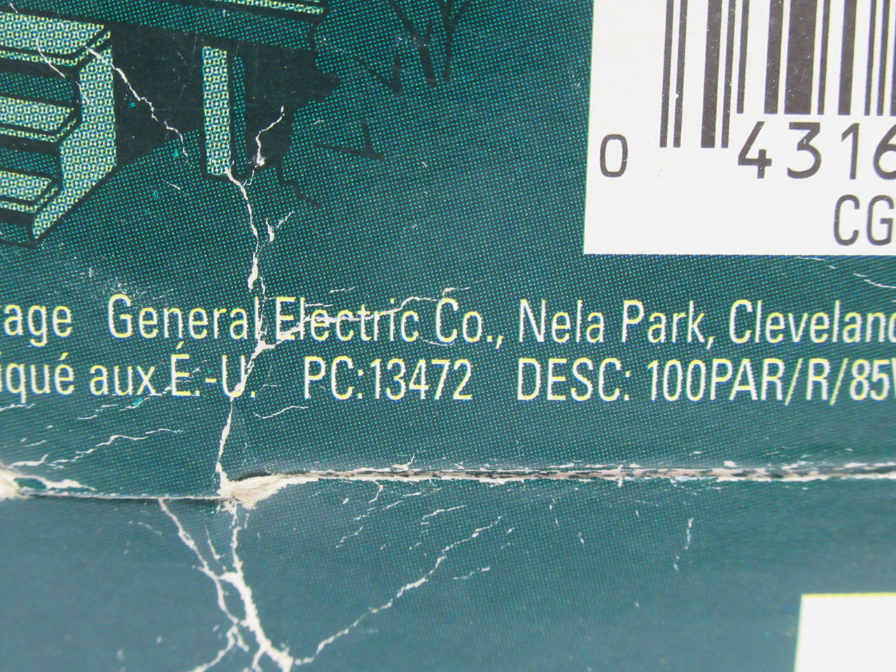 General Electric 13472 Floodlight Coloured Red 85W 120V ! NEW !