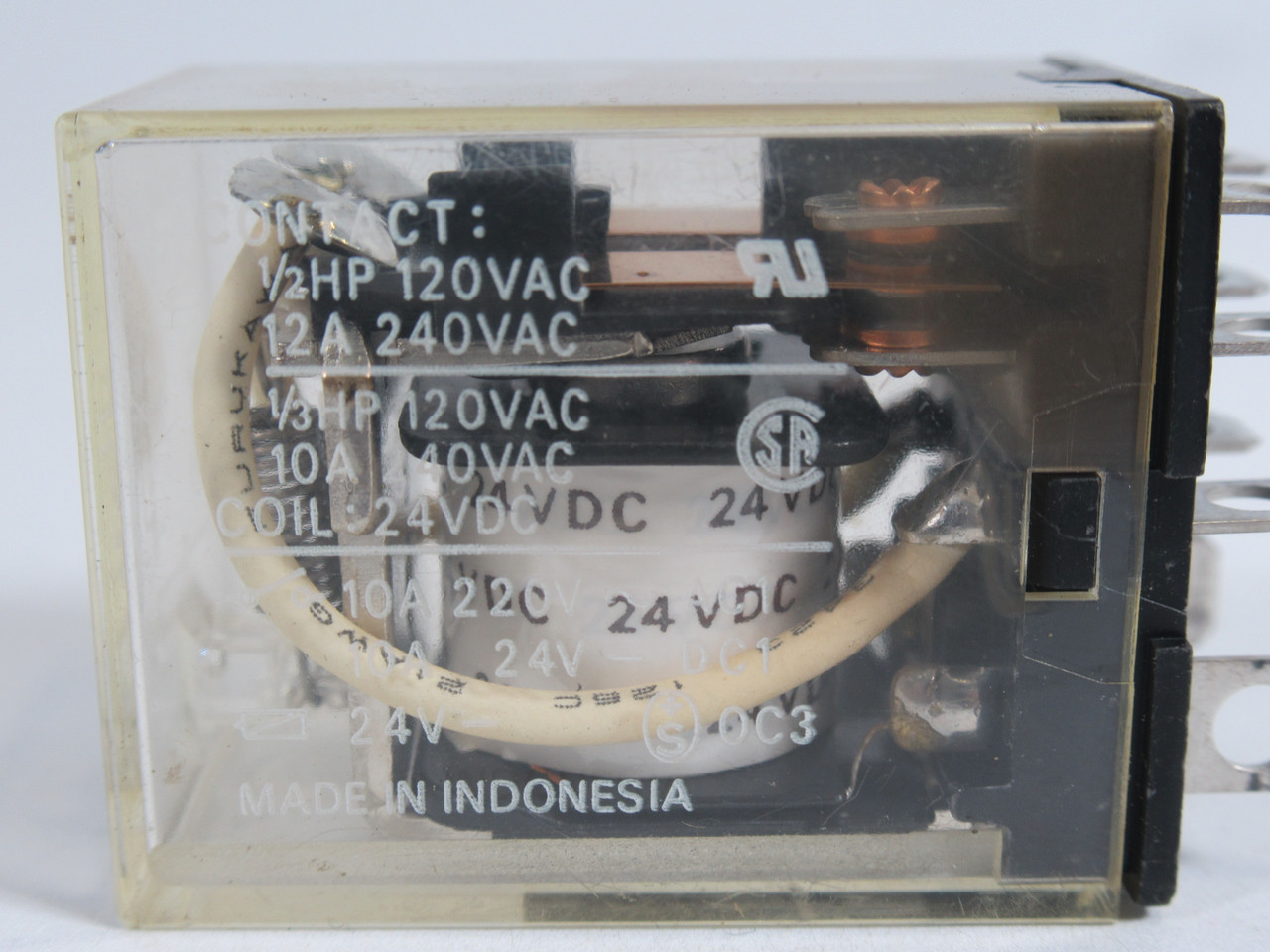 Omron LY2-DC24 Relay 24VDC 12A 8-Pin USED