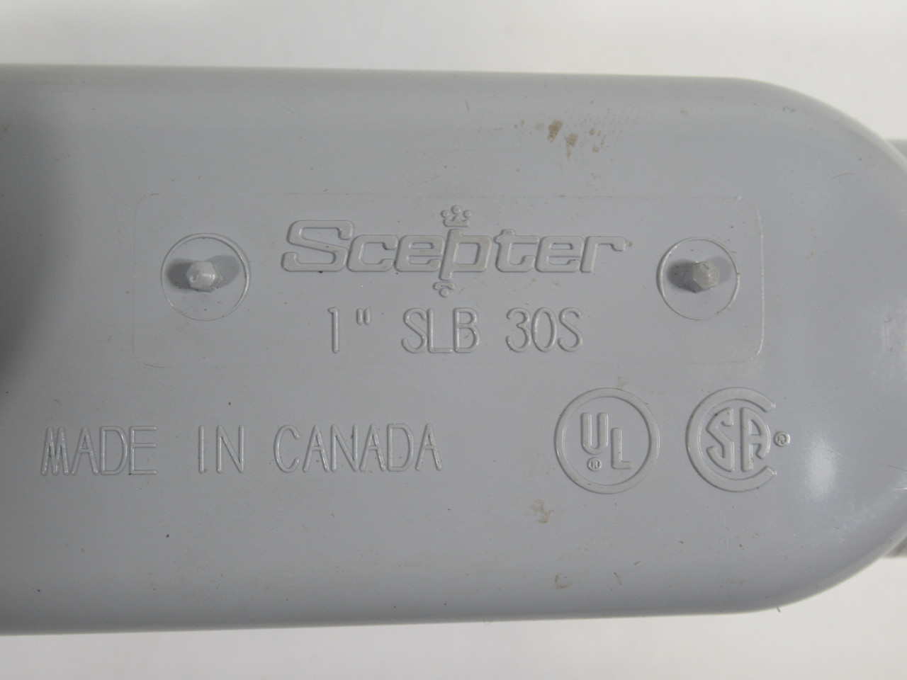Scepter SLB30S Conduit Body 1" W/ Cover USED
