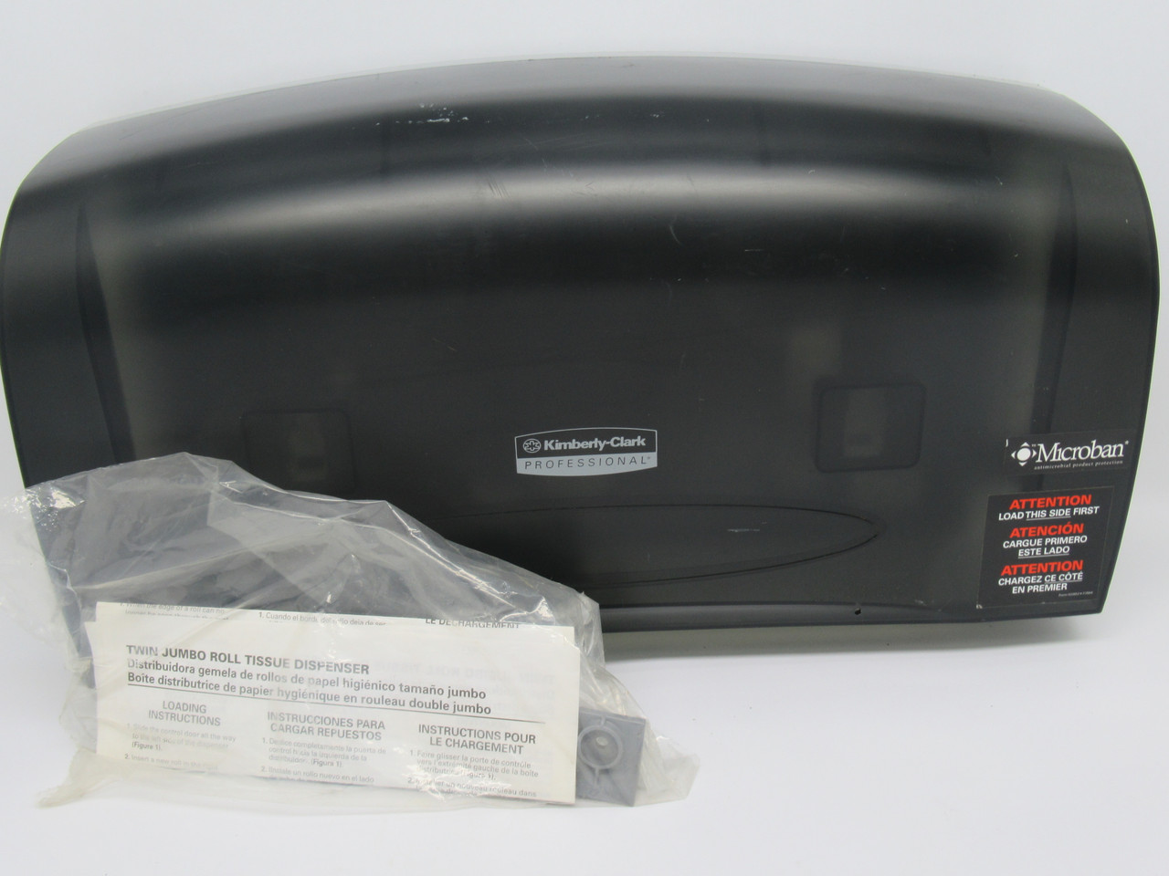 Kimberly-Clark 09608 Double Toilet Paper Dispenser 20x11x6" HAS DAMAGE NOP