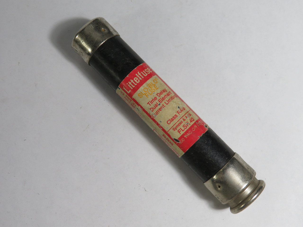 Littelfuse FLSR-40 Slo-Blo 40A 600VAC Time Delay Dual Element USED