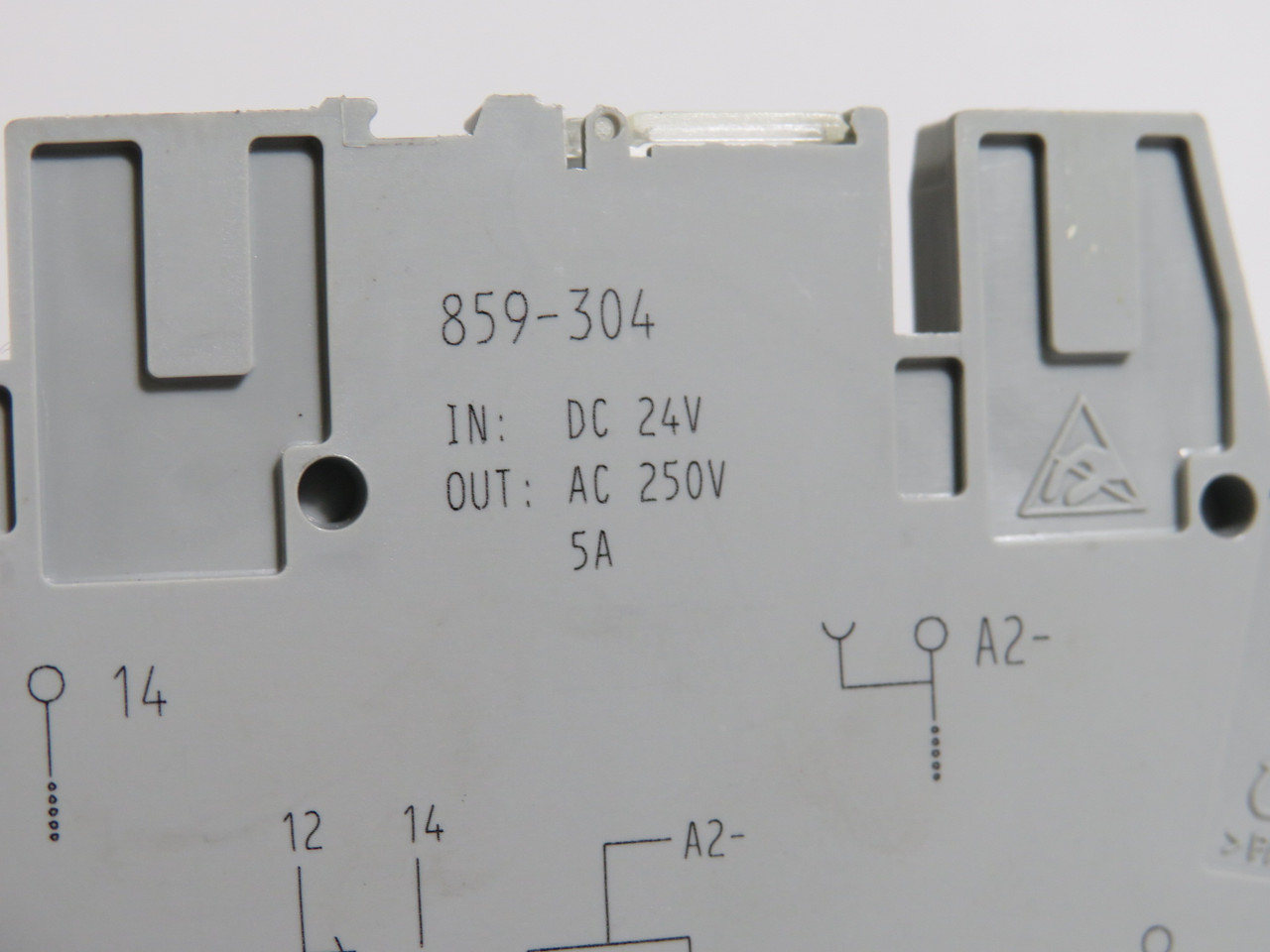 Wago 859-304 Relay Terminal Block GREY USED