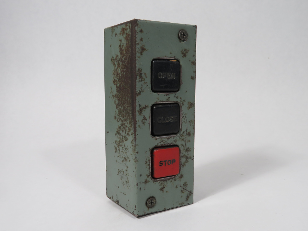 MMTC PBS-3 Control Station Open-Close-Stop SHELF WEAR TO ENCLOSURE USED