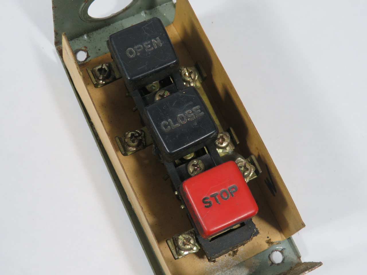 MMTC PBS-3 Control Station Open-Close-Stop SHELF WEAR TO ENCLOSURE USED