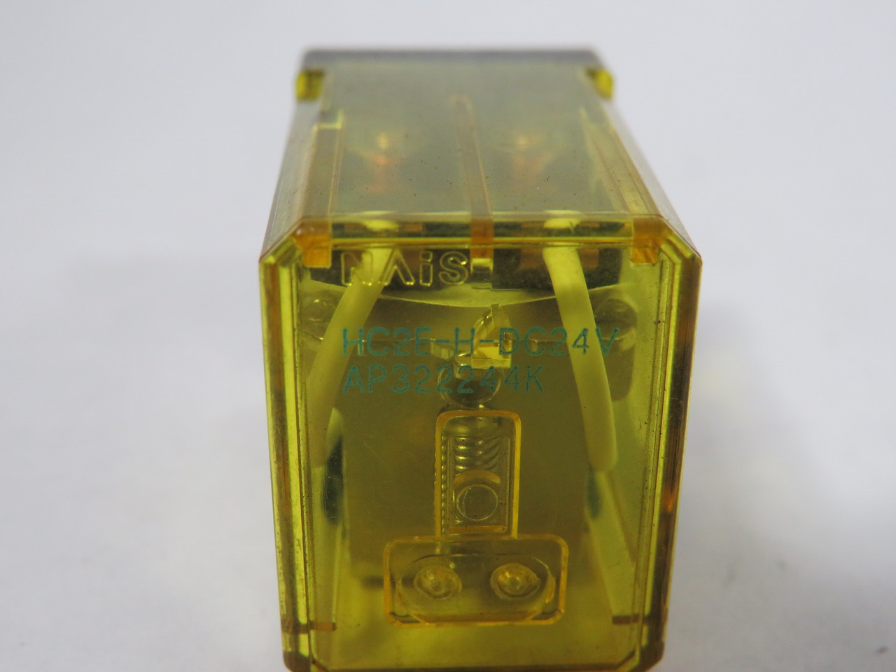 NAiS HC2E-H-DC24V Plug-In Relay 24VDC 4A@125/250V 3A@30VDC 8-Blade USED