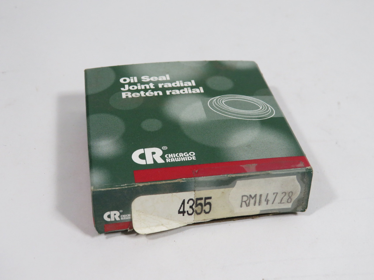 Chicago Rawhide 4355 Oil Seal 0.438" ID 0.999" OD 0.375" W NEW