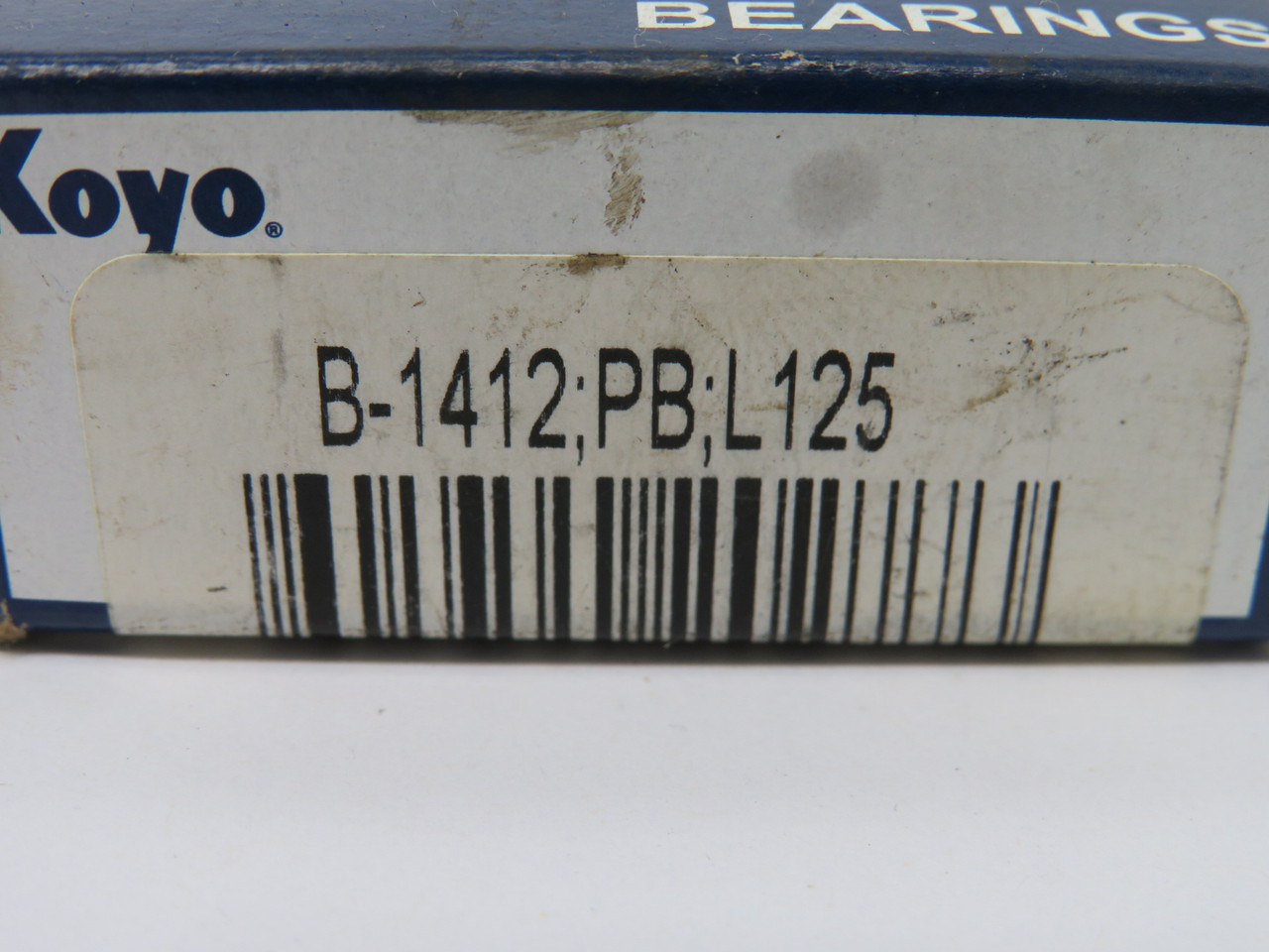 Koyo B-1412;PB;L125 Needle Roller Bearing 1-1/8" OD 7/8" ID 3/4" W NEW