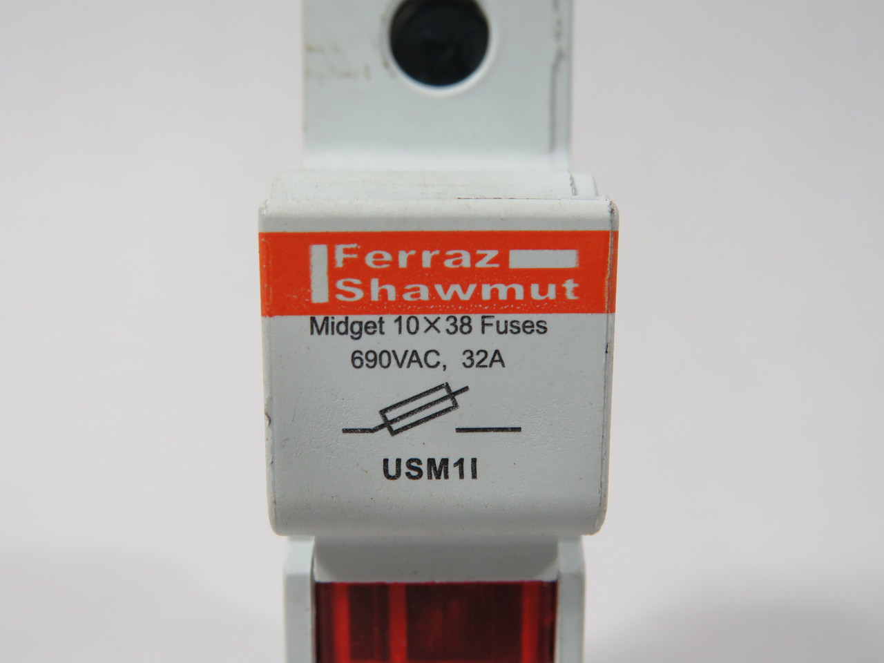 Mersen Ferraz Shawmut USM1I Fuse Holder w/ Indicator 32A 690V 1-Pole USED