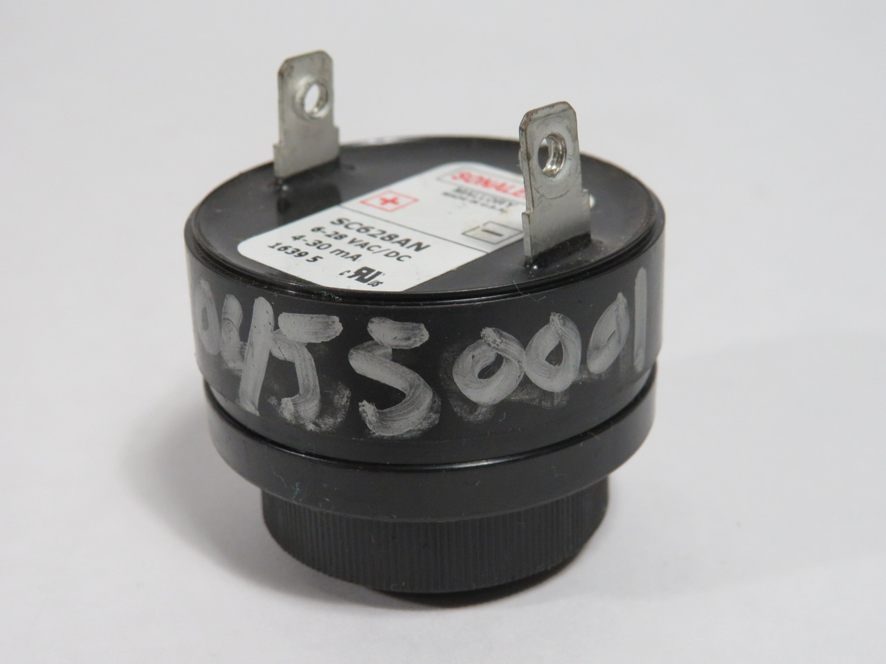 Mallory SC628AN Sonalert Piezo Transducer 6-28VAC/DC 4-30mA MISSING SCREWS USED