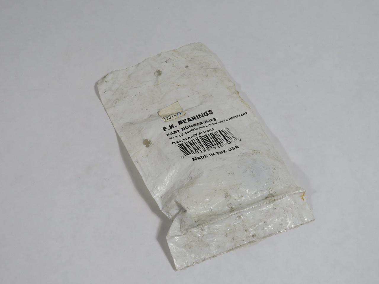 FK Bearings NJF8 Rod-End Bearing Right-Hand 1.312"OD 0.5"ID 0.625"W BAG DMG NWB