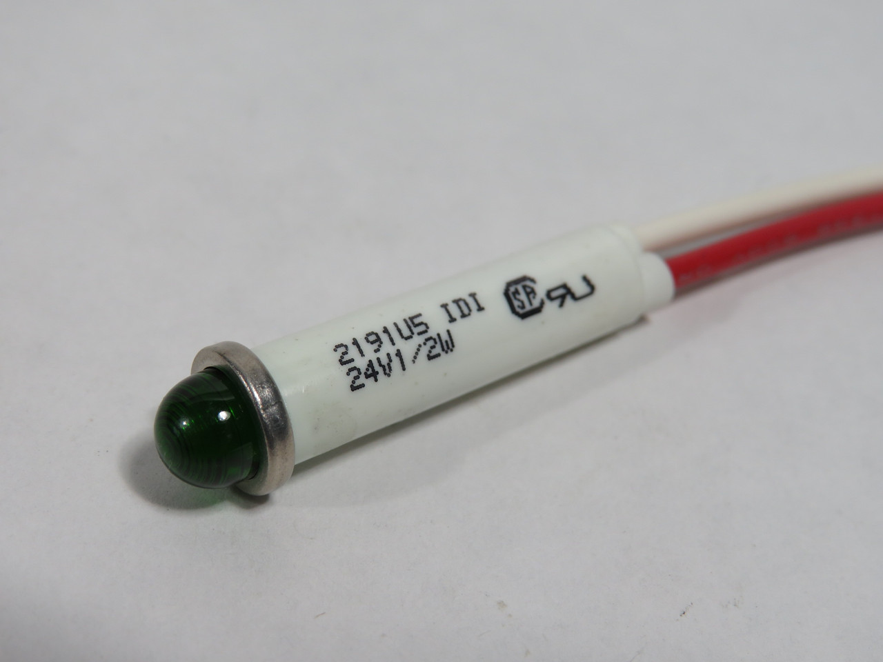 IDI 2191U5-24V Green LED Indicator Light 24V 1/2W Lot of 3 NOP