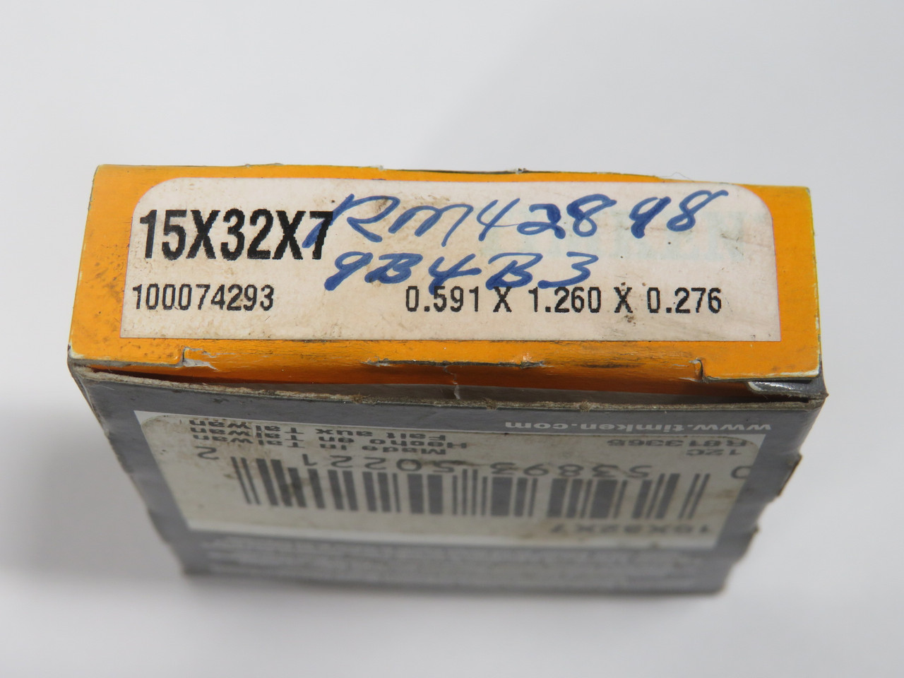 Timken 15X32X7 Oil Seal 15mm ID 32mm OD 7mm W NEW