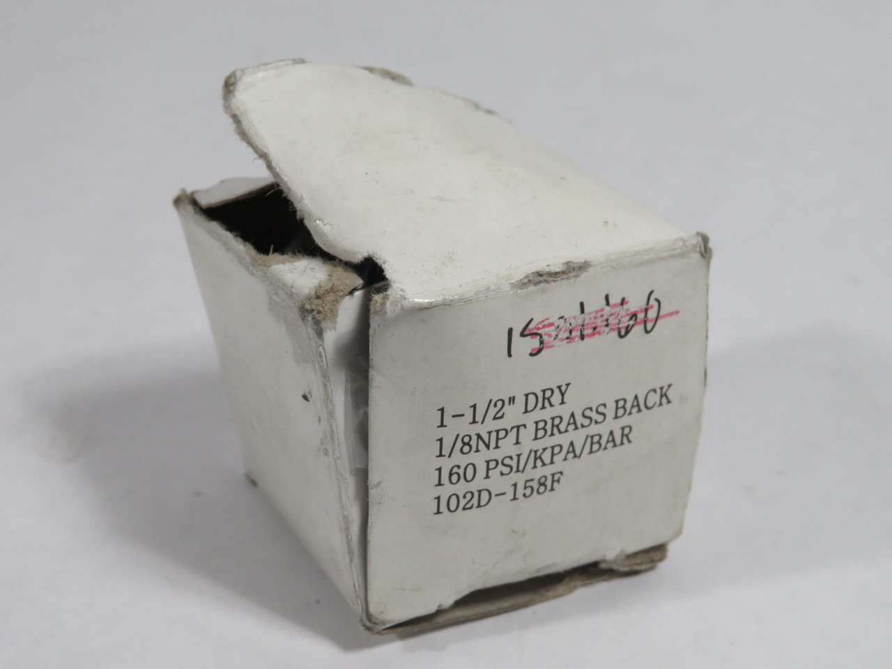 PIC 102D-158F Dry Pressure Gauge 0-160psi 1-1/2" Diam 1/8" NPT BOX DAMAGE NEW