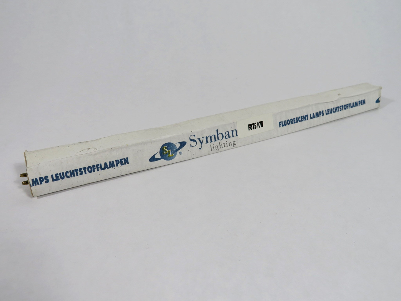 Symban F8T5/CW Linear Fluorescent Tube 8W Miniature Bi-Pin G5 Base DMG'D BOX NOP