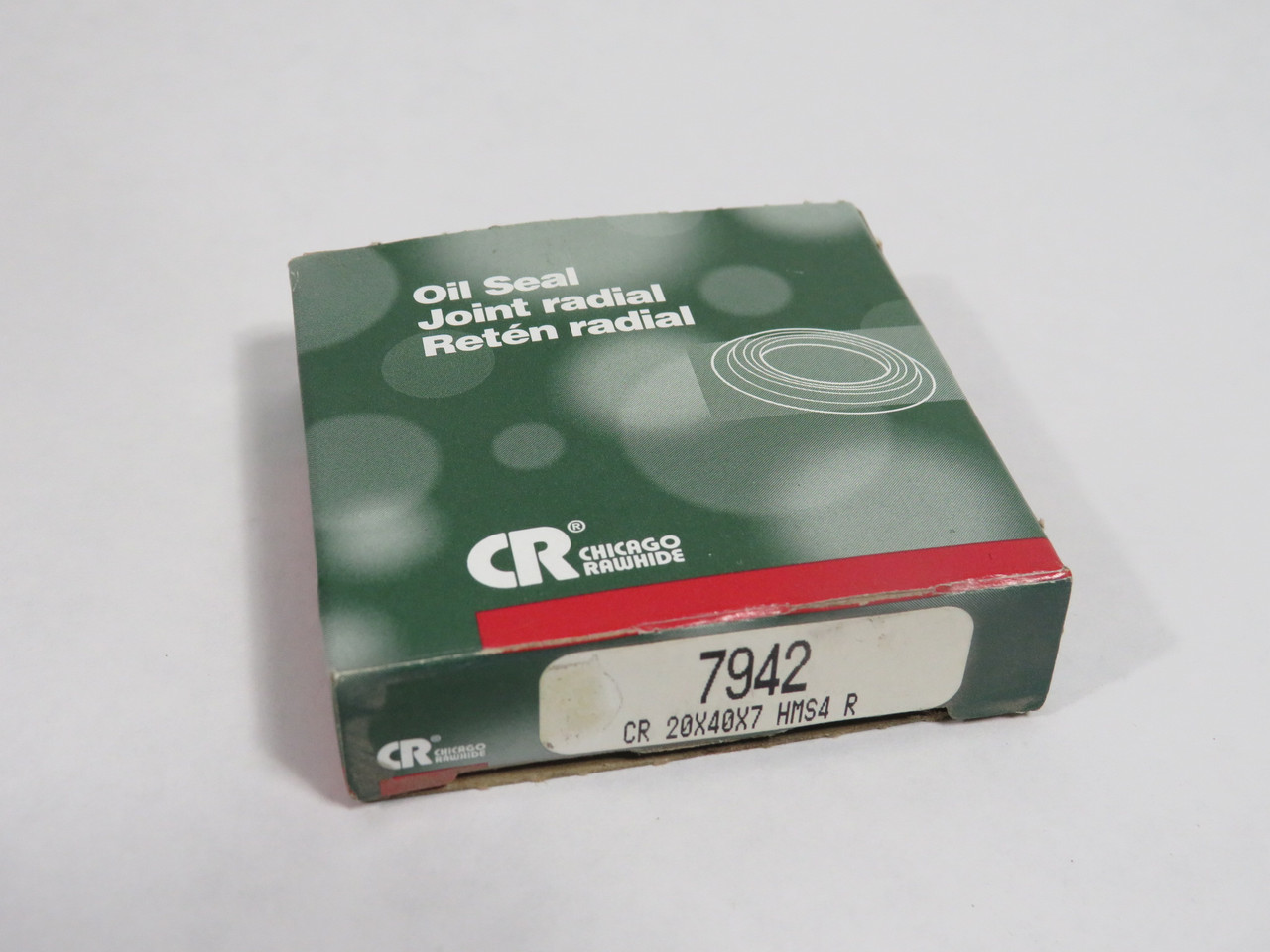 Chicago Rawhide 7942 Nitrile Oil Seal 20mm ID 40mm OD 7mm W NEW