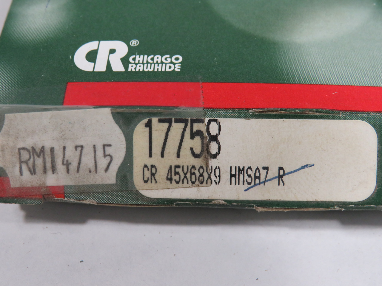 Chicago Rawhide 17758 Oil Seal 68mm OD 45mm ID 9mm W NEW